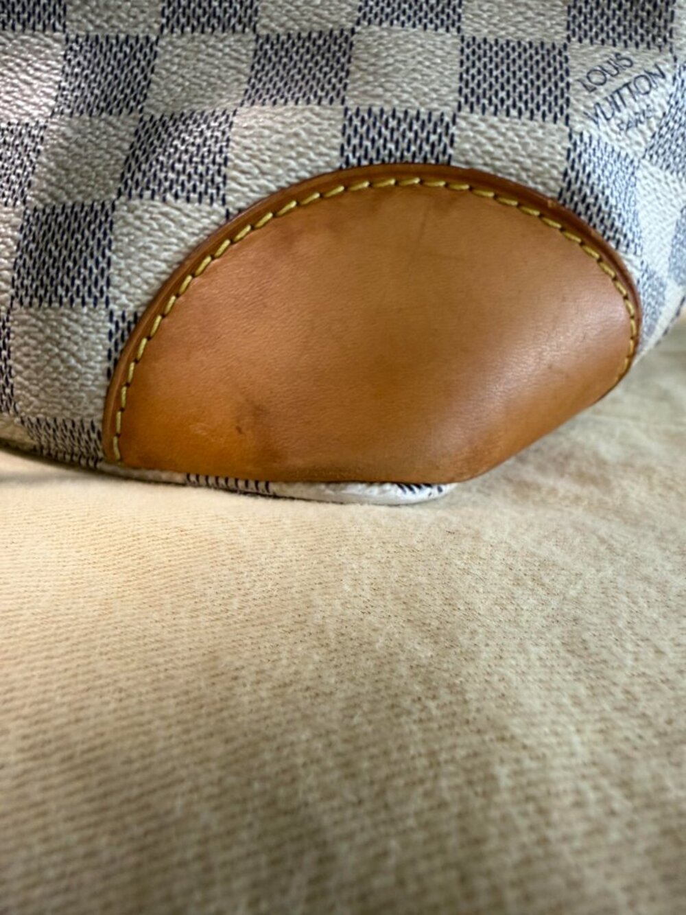 Louis Vuitton Hampstead PM Damier Azur Tote Bag | CheckCheck COA Included - Picture 11 of 16